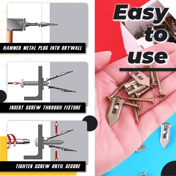 (🎁2024 New Year Hot Sale🎁 49% Off🎁)Self-Drilling Anchors Screws